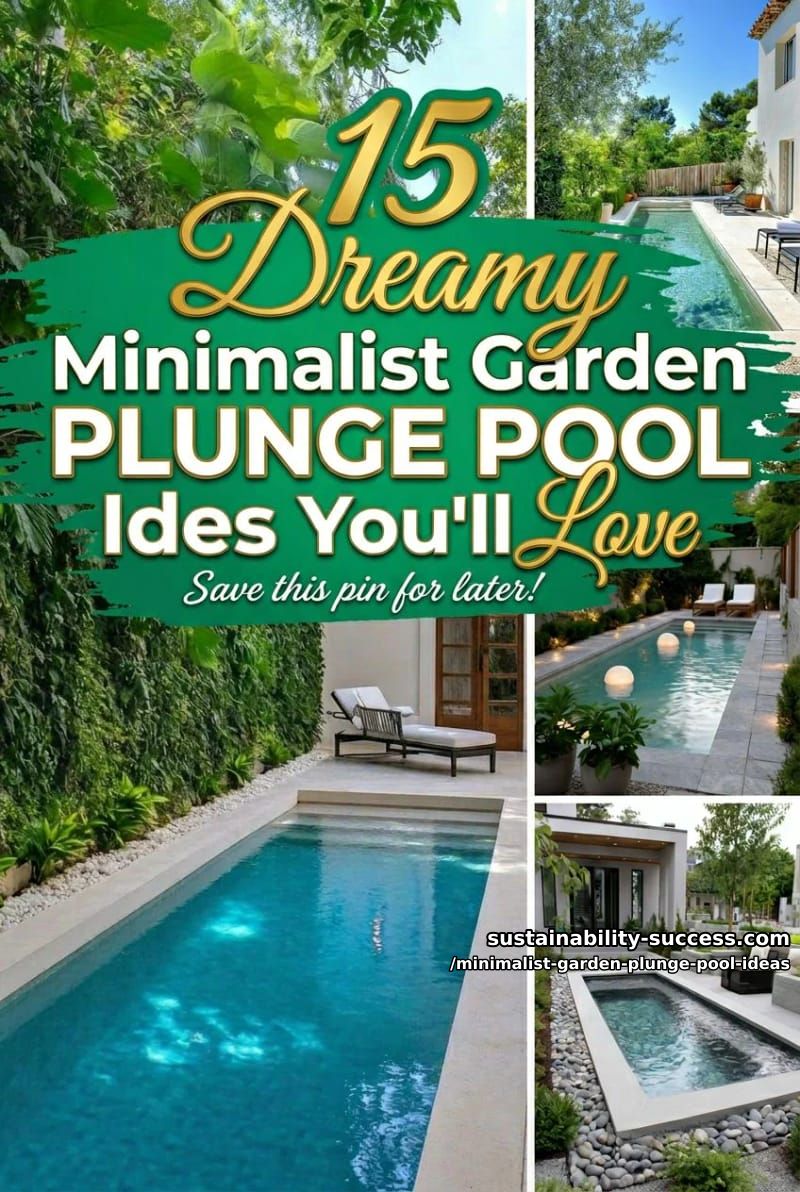 15 Dreamy Minimalist Garden Plunge Pool Ideas You'll Love 36 Minimalist Garden Plunge Pool Ideas - Collage 35