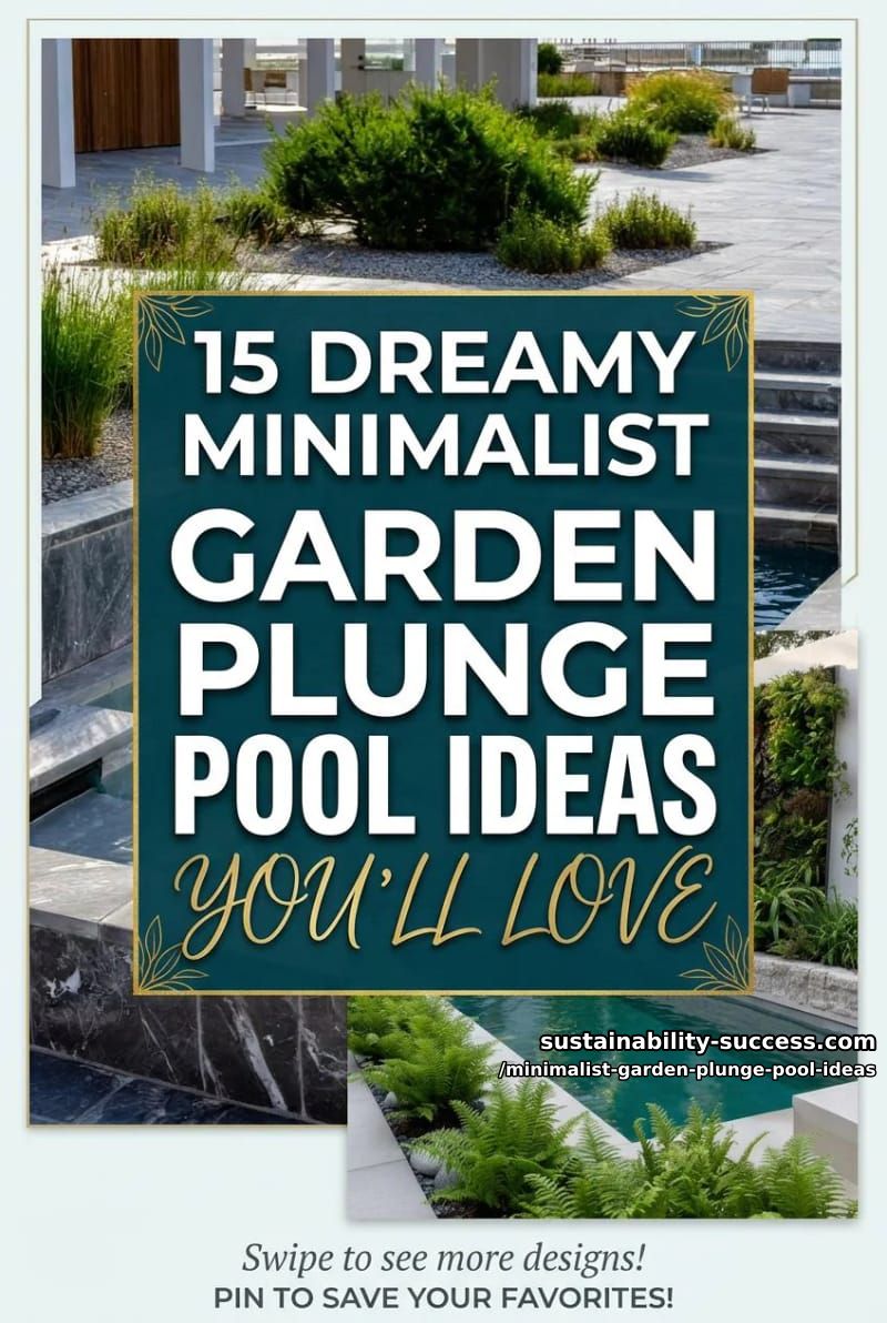 15 Dreamy Minimalist Garden Plunge Pool Ideas You'll Love 37 Minimalist Garden Plunge Pool Ideas - Collage 36