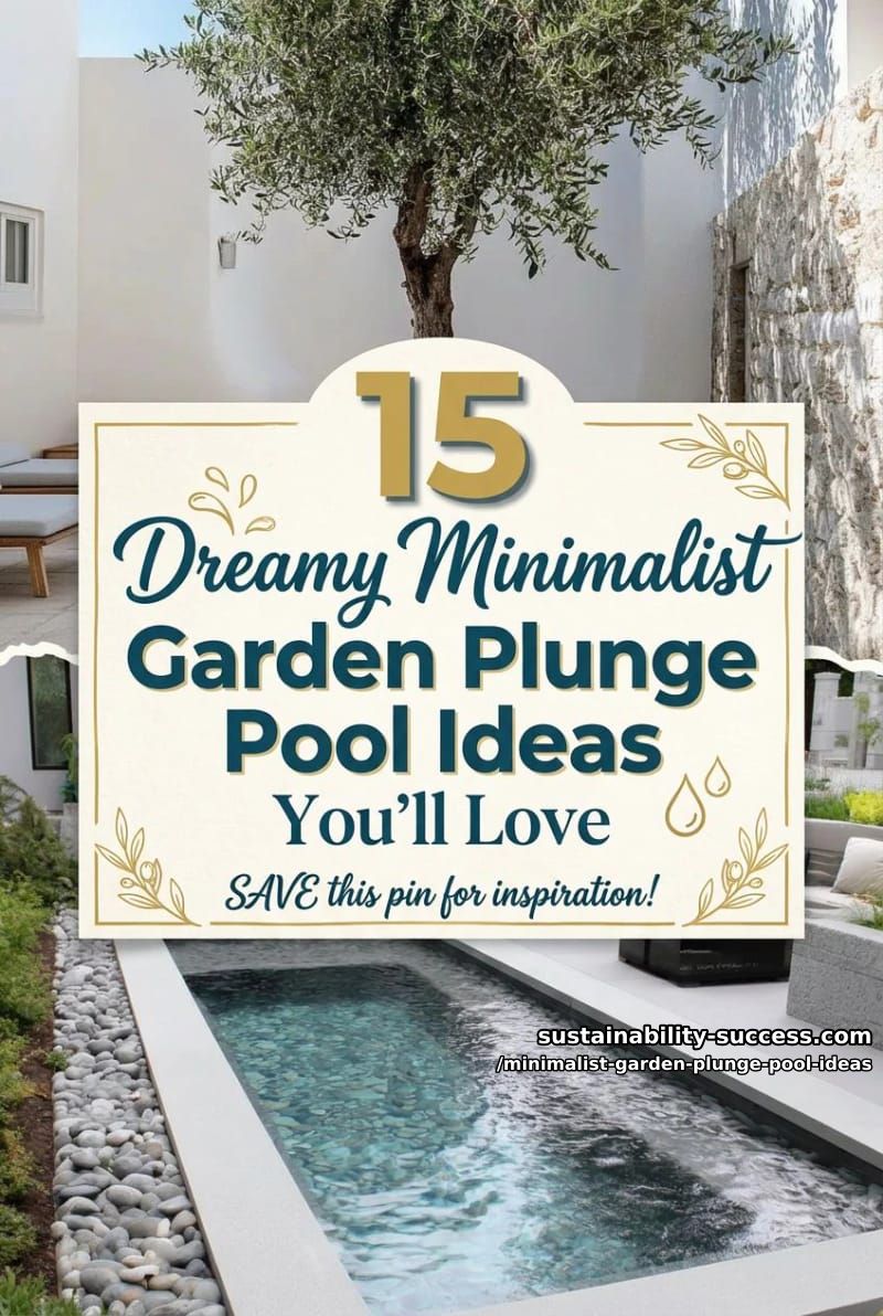15 Dreamy Minimalist Garden Plunge Pool Ideas You'll Love 38 Minimalist Garden Plunge Pool Ideas - Collage 37