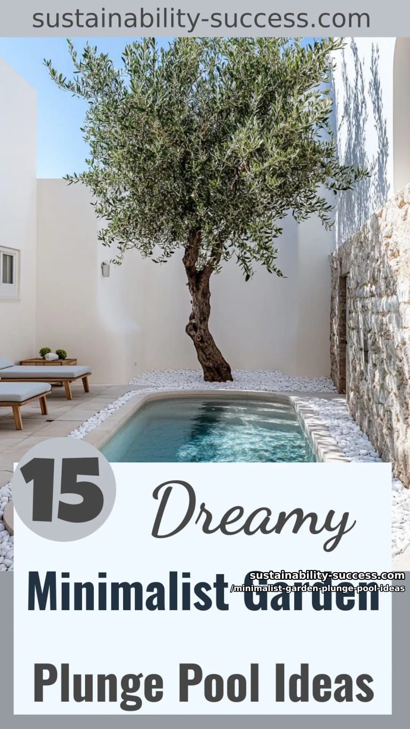 15 Dreamy Minimalist Garden Plunge Pool Ideas You'll Love 51 Minimalist Garden Plunge Pool Ideas - Collage 50