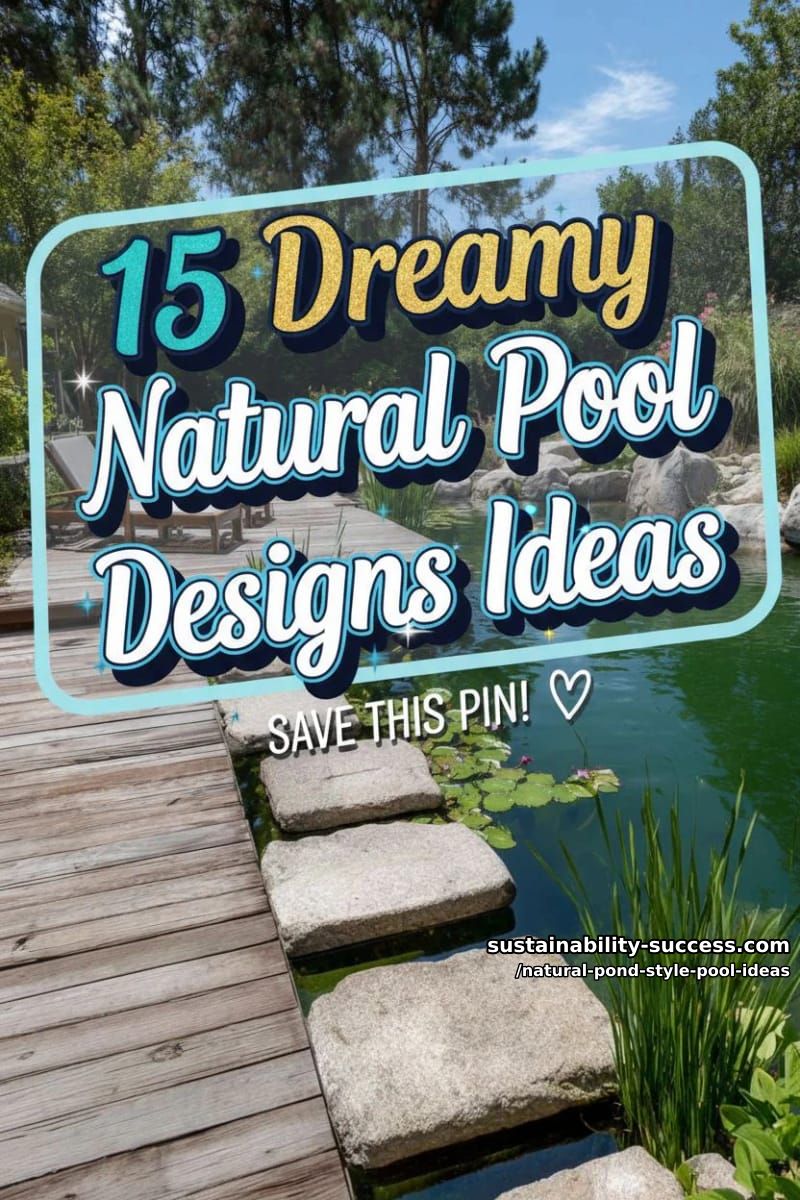 15 Dreamy Natural Pool Designs for Modern Outdoor Spaces 36 Natural Pond Style Pool Ideas - Collage 35