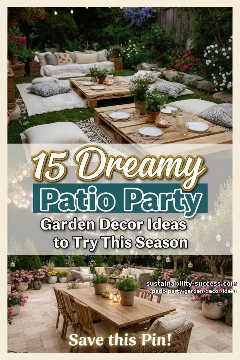 15 Dreamy Patio Party Garden Decor Ideas to Try This Season 40 Patio Party Garden Decor Ideas - Collage 39