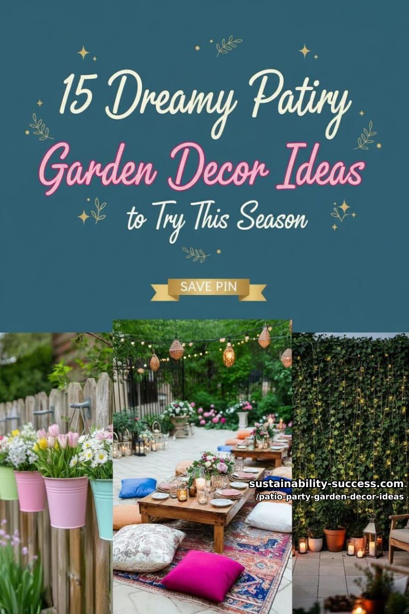 15 Dreamy Patio Party Garden Decor Ideas to Try This Season 41 Patio Party Garden Decor Ideas - Collage 40