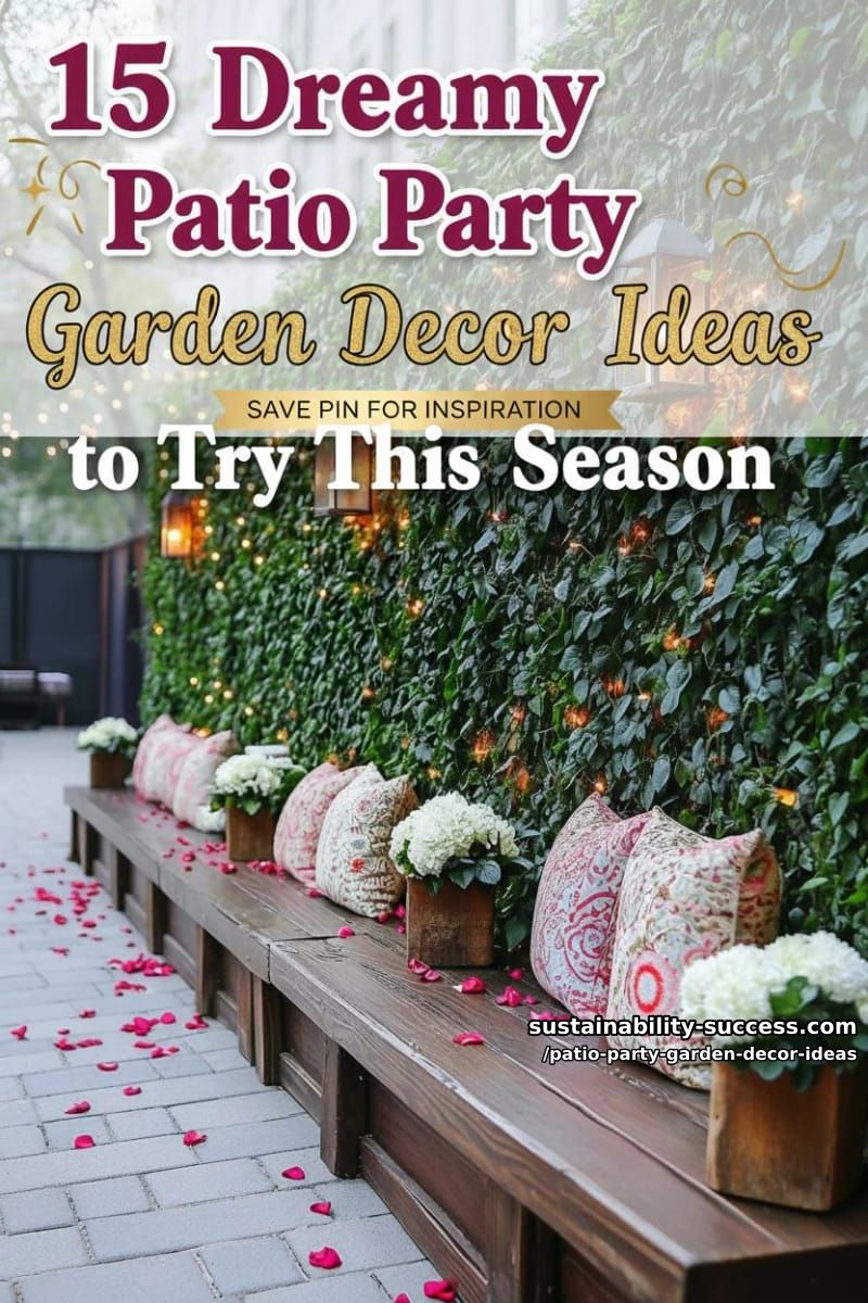 15 Dreamy Patio Party Garden Decor Ideas to Try This Season 44 Patio Party Garden Decor Ideas - Collage 43