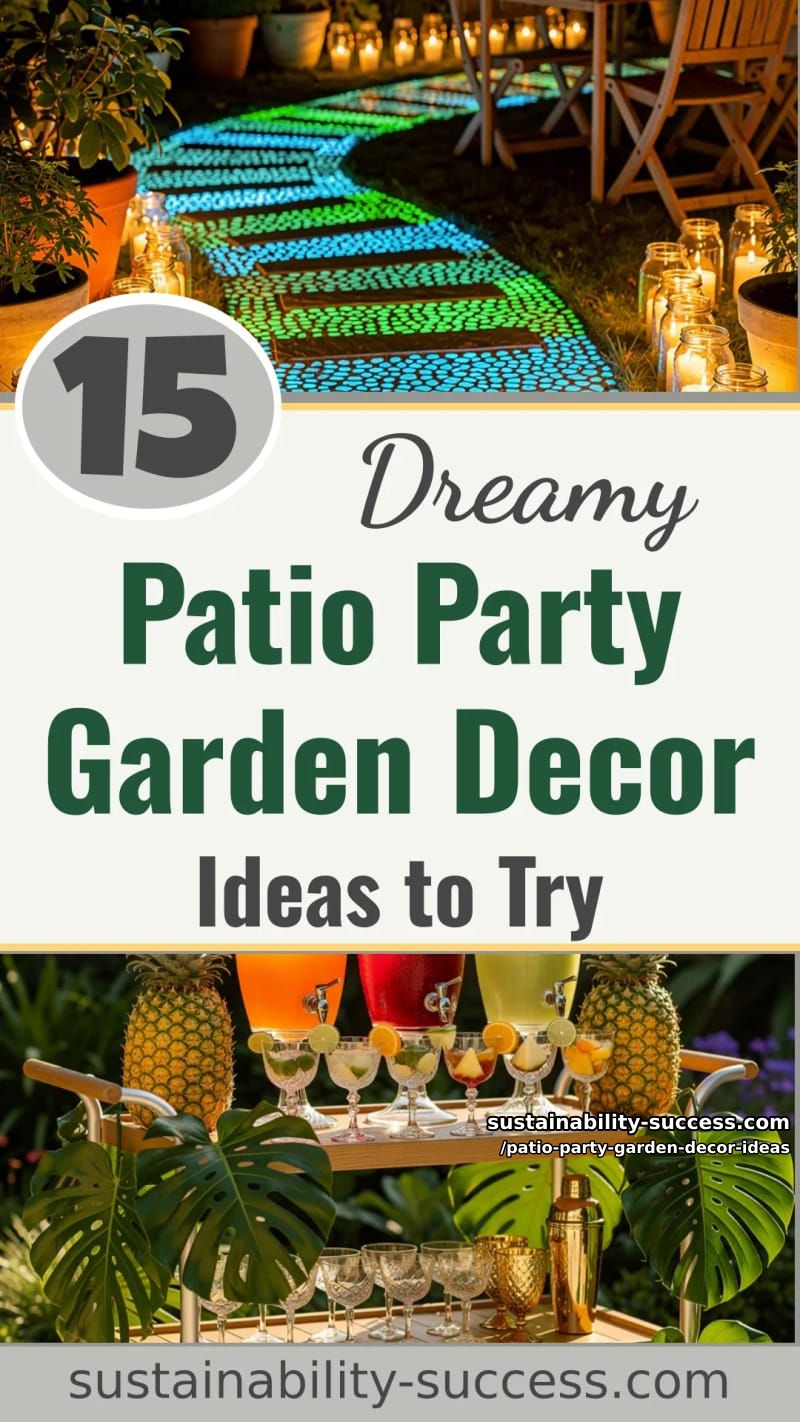 15 Dreamy Patio Party Garden Decor Ideas to Try This Season 50 Patio Party Garden Decor Ideas - Collage 49