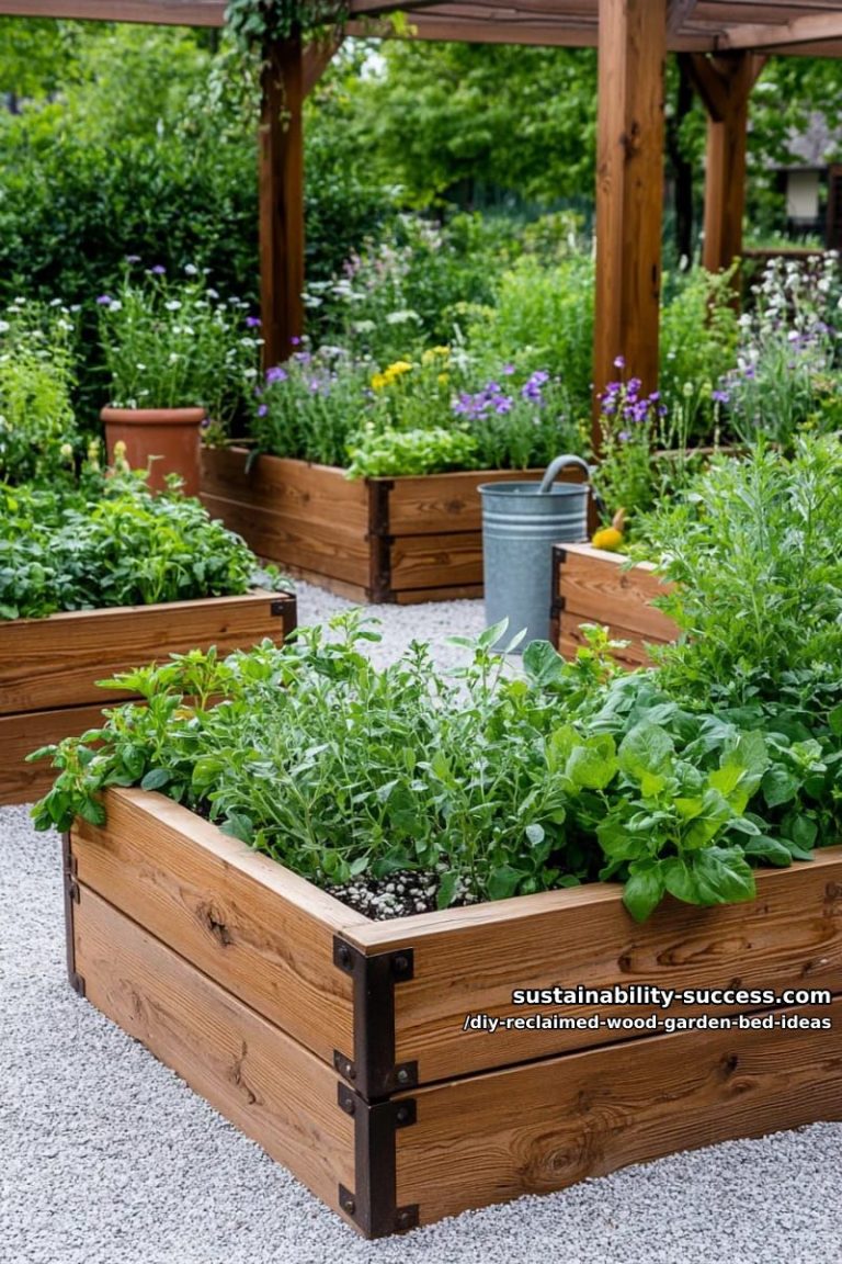 15 DIY Reclaimed Wood Garden Bed Ideas for Vibrant Backyards