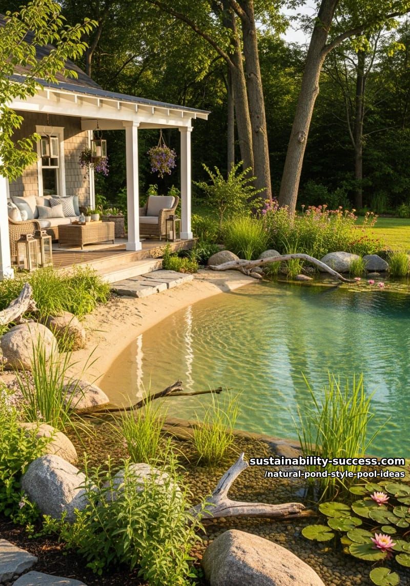 sand-bottom pool mimicking tranquil lake shorelines for barefoot wading 1