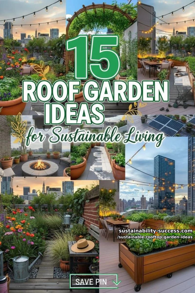 15 Rooftop Garden Ideas for Sustainable Living 39 Sustainable Rooftop Garden Ideas - Collage 38