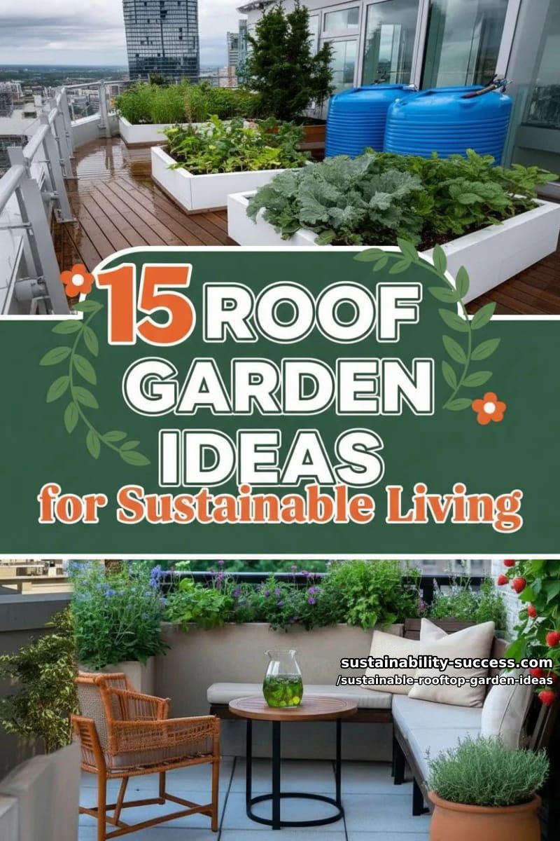 15 Rooftop Garden Ideas for Sustainable Living 41 Sustainable Rooftop Garden Ideas - Collage 40
