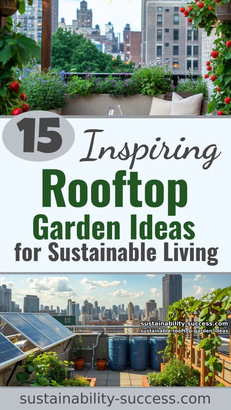 15 Rooftop Garden Ideas for Sustainable Living 47 Sustainable Rooftop Garden Ideas - Collage 46