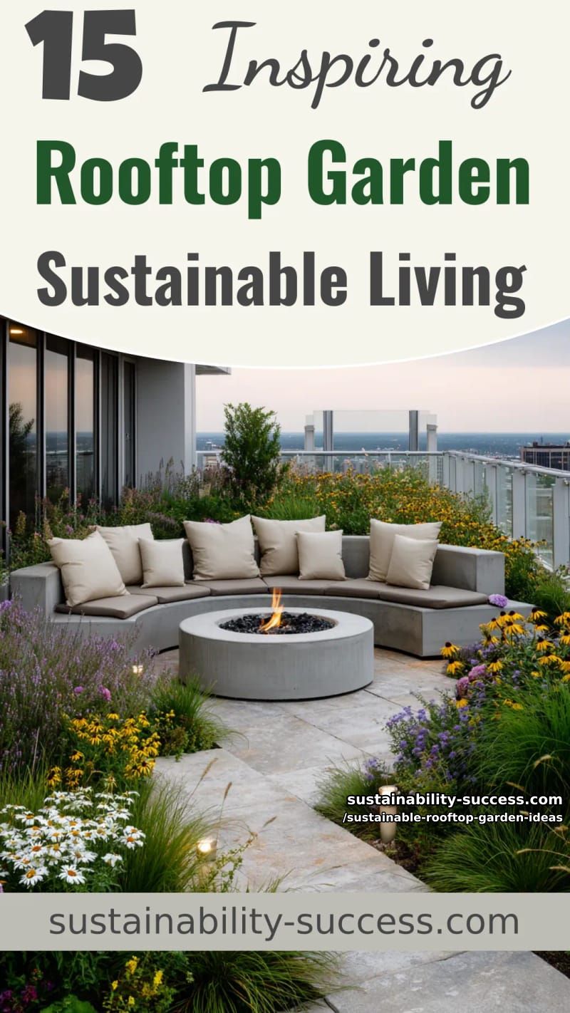 15 Rooftop Garden Ideas for Sustainable Living 48 Sustainable Rooftop Garden Ideas - Collage 47