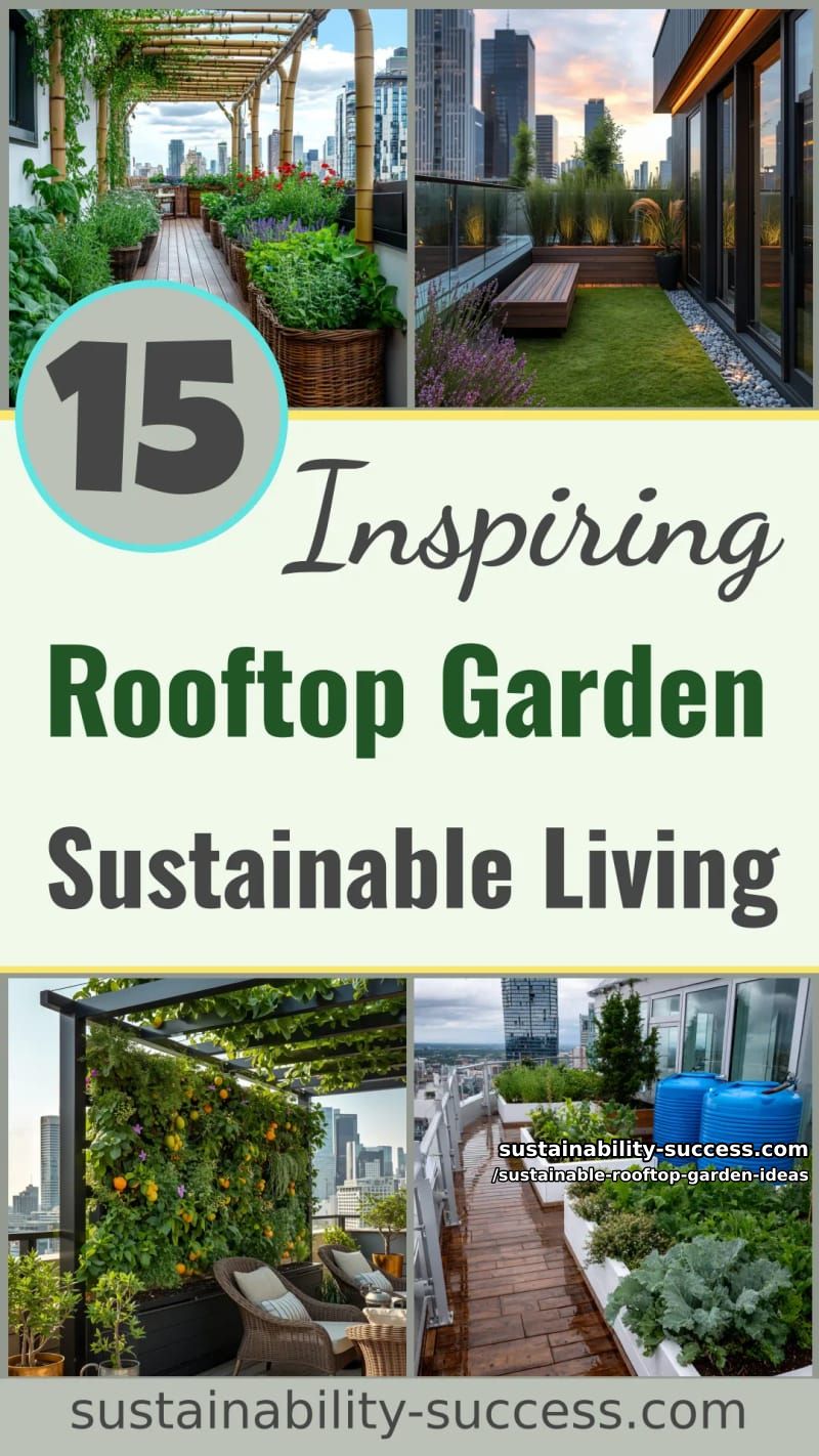 15 Rooftop Garden Ideas for Sustainable Living 50 Sustainable Rooftop Garden Ideas - Collage 49