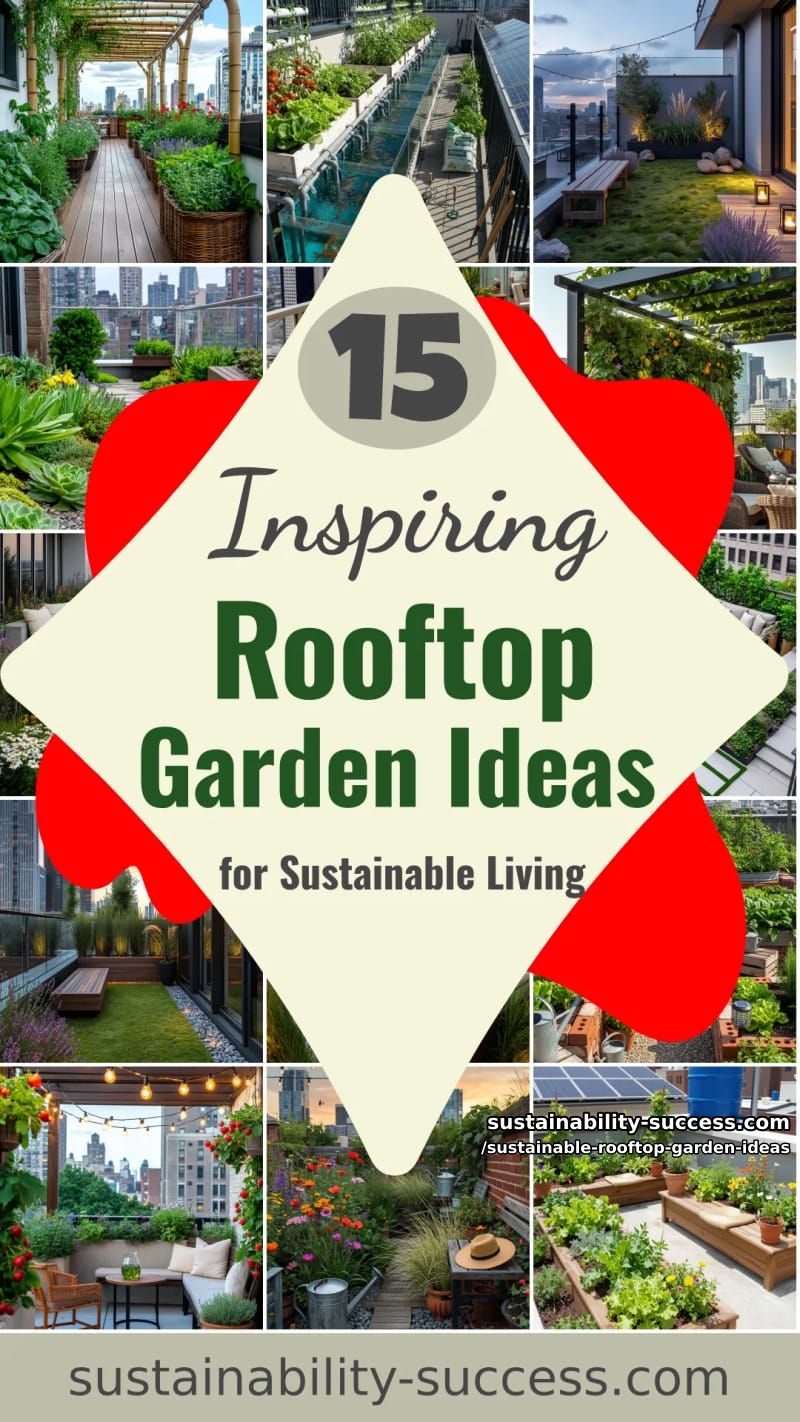 15 Rooftop Garden Ideas for Sustainable Living 52 Sustainable Rooftop Garden Ideas - Collage 51