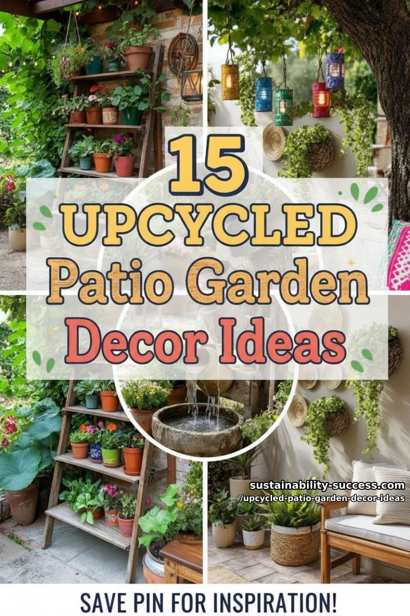 15 Creative Upcycled Patio Garden Decor Ideas 44 Upcycled Patio Garden Decor Ideas - Collage 43