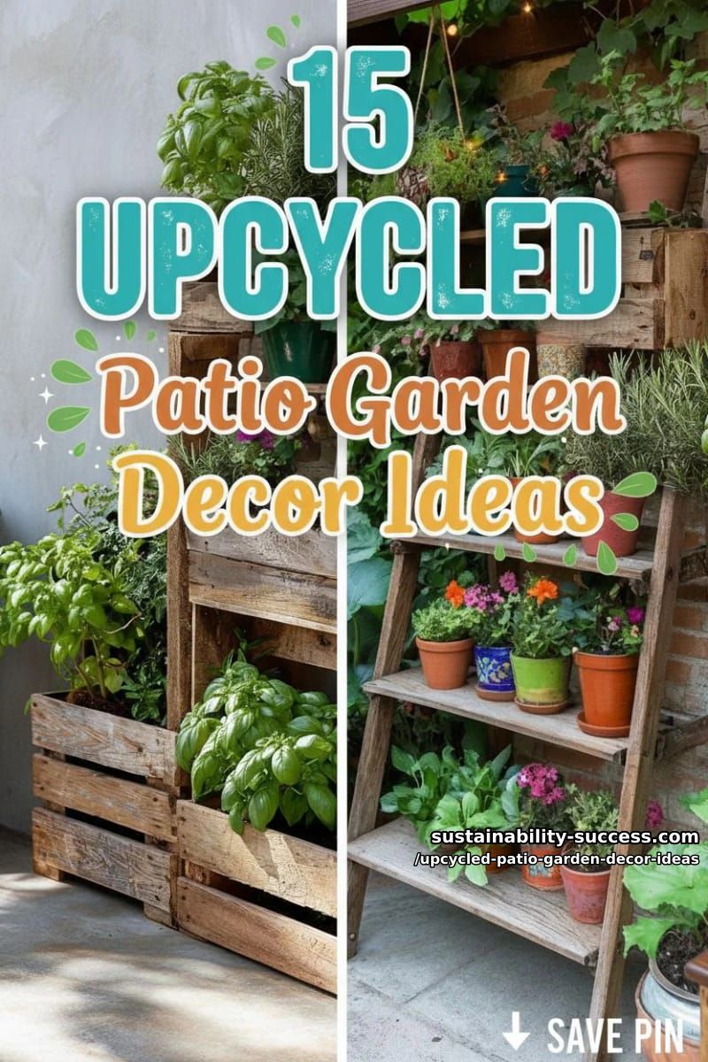 15 Creative Upcycled Patio Garden Decor Ideas 45 Upcycled Patio Garden Decor Ideas - Collage 44