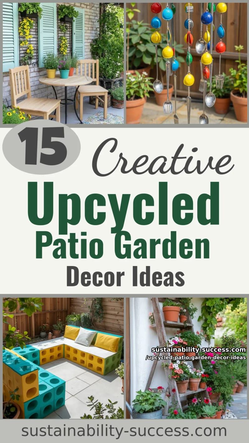 15 Creative Upcycled Patio Garden Decor Ideas 52 Upcycled Patio Garden Decor Ideas - Collage 51