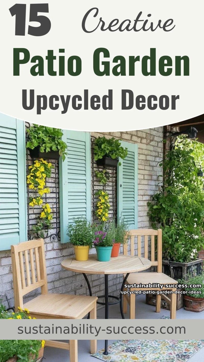 15 Creative Upcycled Patio Garden Decor Ideas 53 Upcycled Patio Garden Decor Ideas - Collage 52