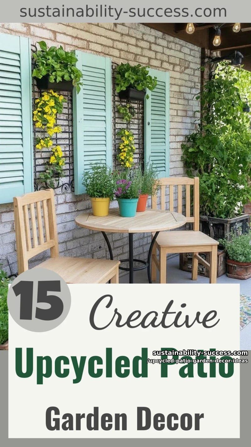 15 Creative Upcycled Patio Garden Decor Ideas 56 Upcycled Patio Garden Decor Ideas - Collage 55