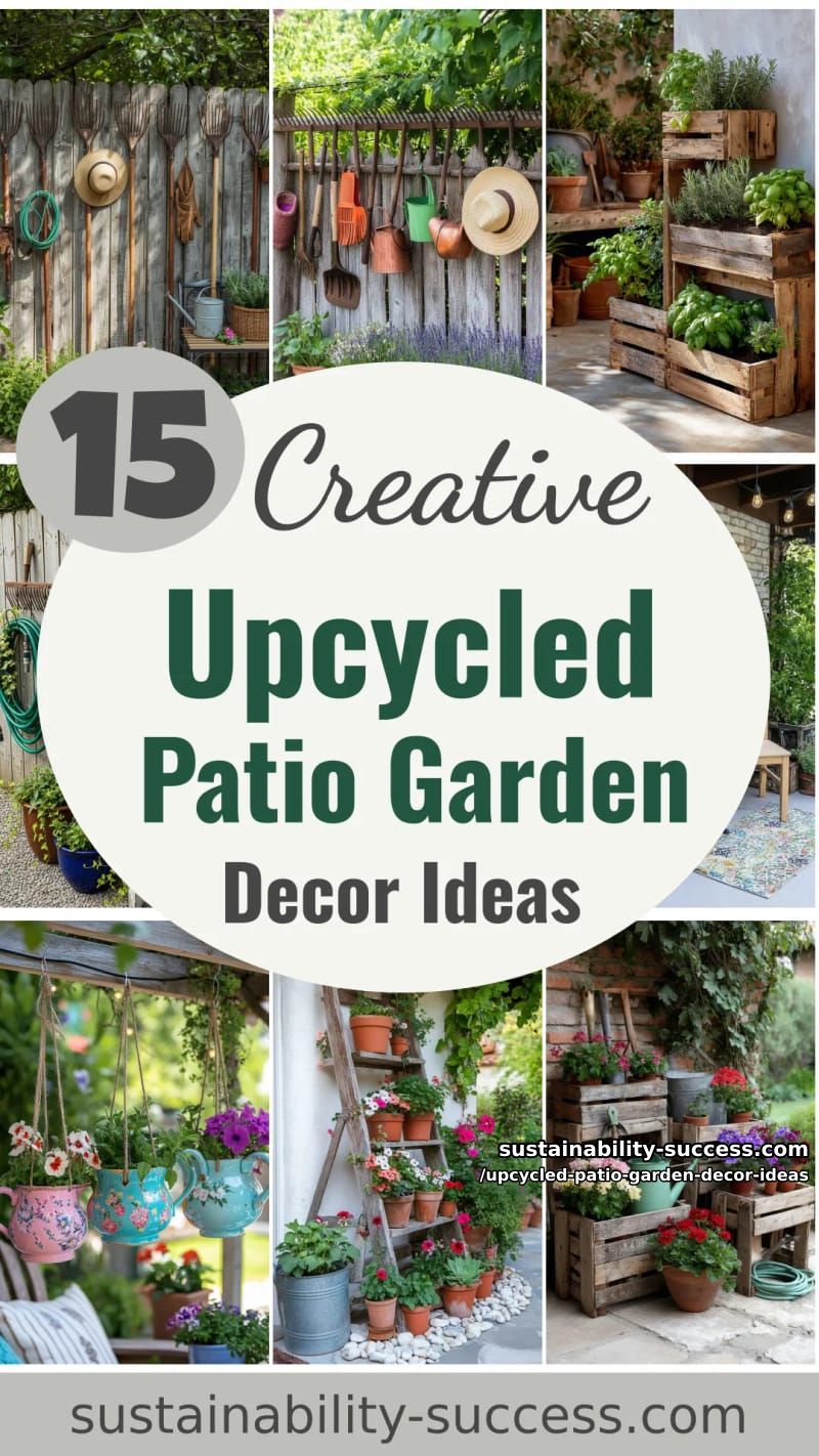 15 Creative Upcycled Patio Garden Decor Ideas 59 Upcycled Patio Garden Decor Ideas - Collage 58
