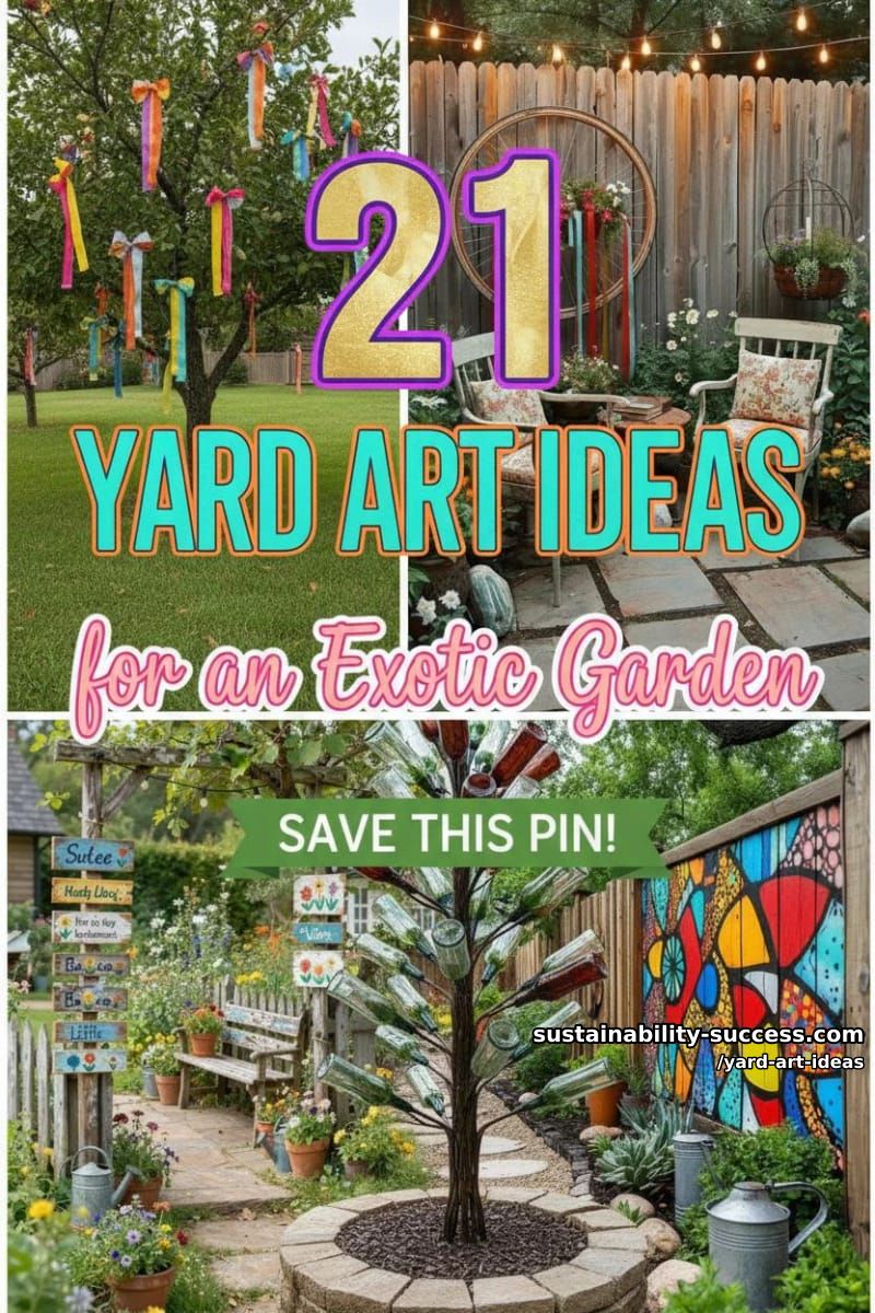 21 Yard Art Ideas for an Attractive Garden 58 yard art ideas - Collage 57
