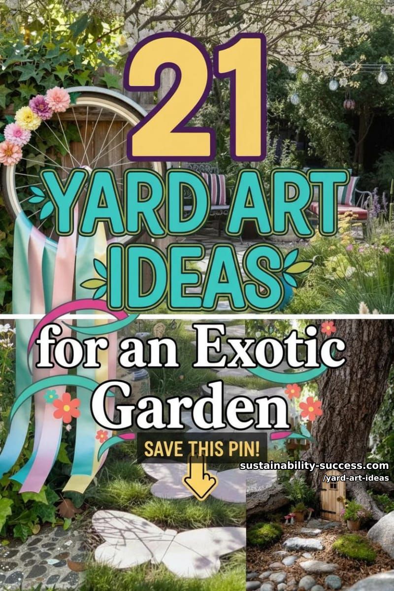21 Yard Art Ideas for an Attractive Garden 59 yard art ideas - Collage 58