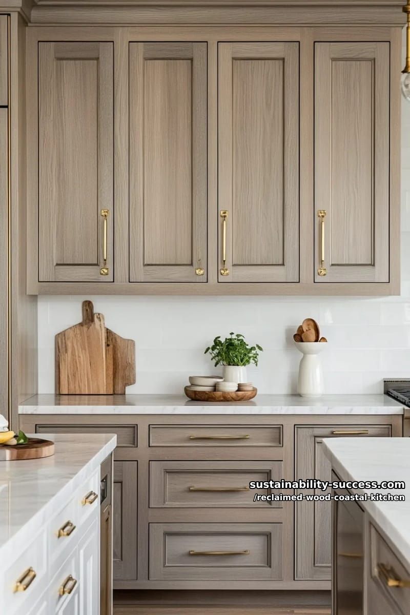 cerused reclaimed white oak cabinetry 1