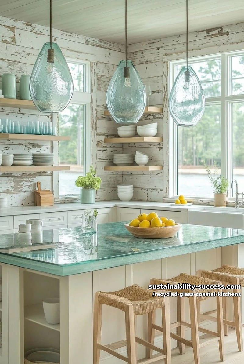 hand-blown seeded pendants from a named us glass studio 1