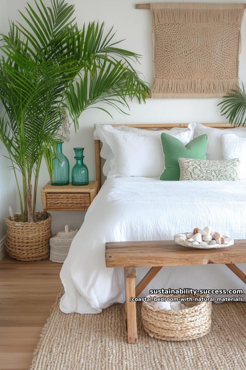 live palm plants in handwoven baskets for organic coastal greenery 1
