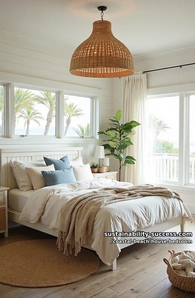 oversized woven pendant light for a boho coastal glow 1
