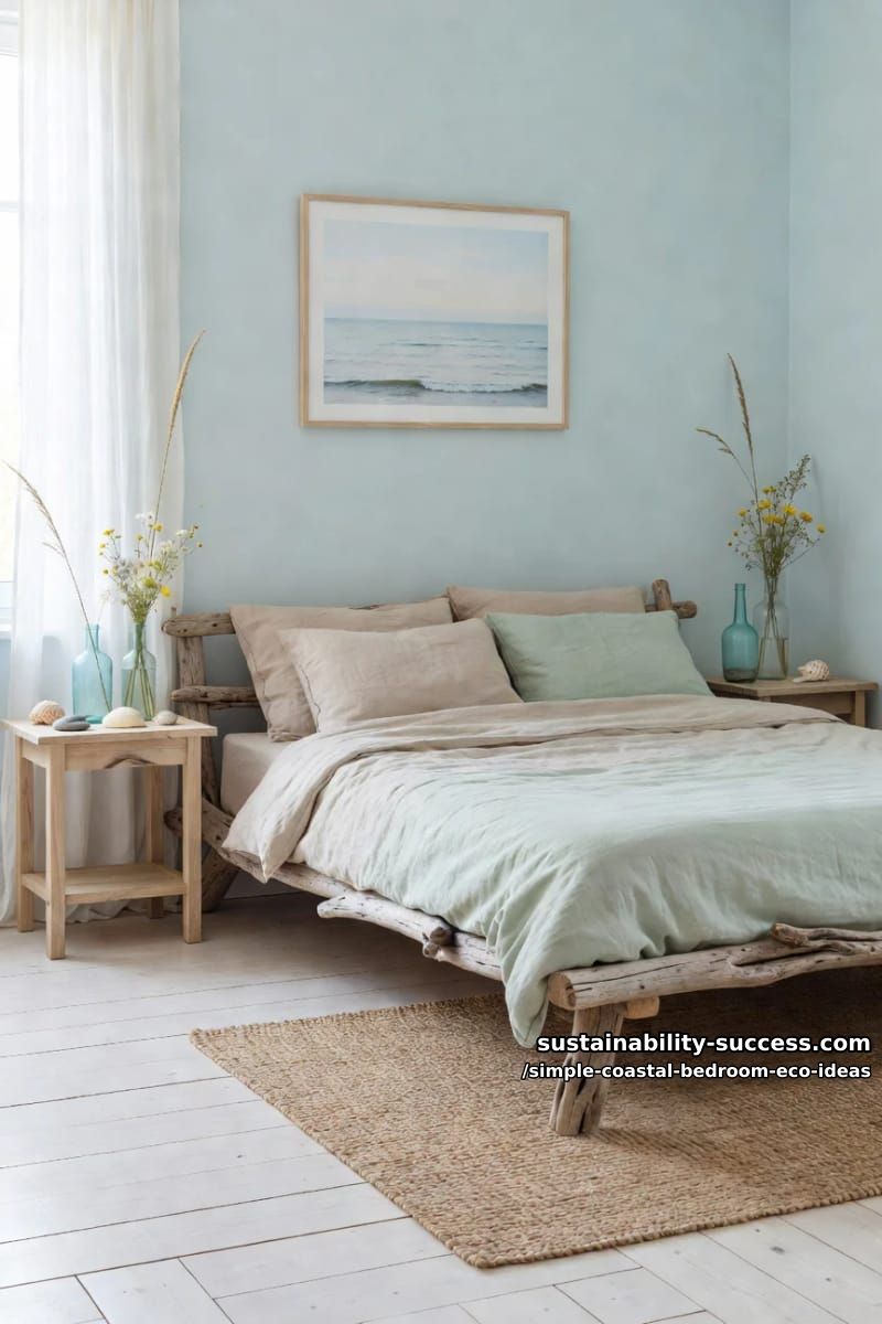 15 Coastal Decor for a Simple Eco-Friendly Bedroom 9 repurposed glass bottles as vases for beach grass or wildflowers 1