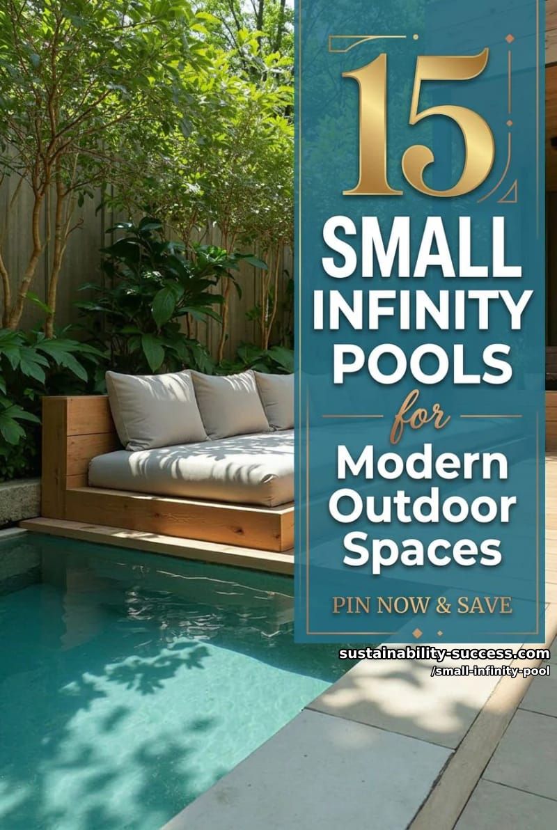 15 Stunning Small Infinity Pools for Modern Outdoor Spaces 18 Small Infinity Pool - Collage 17