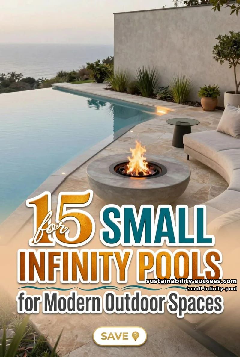 15 Stunning Small Infinity Pools for Modern Outdoor Spaces 19 Small Infinity Pool - Collage 18