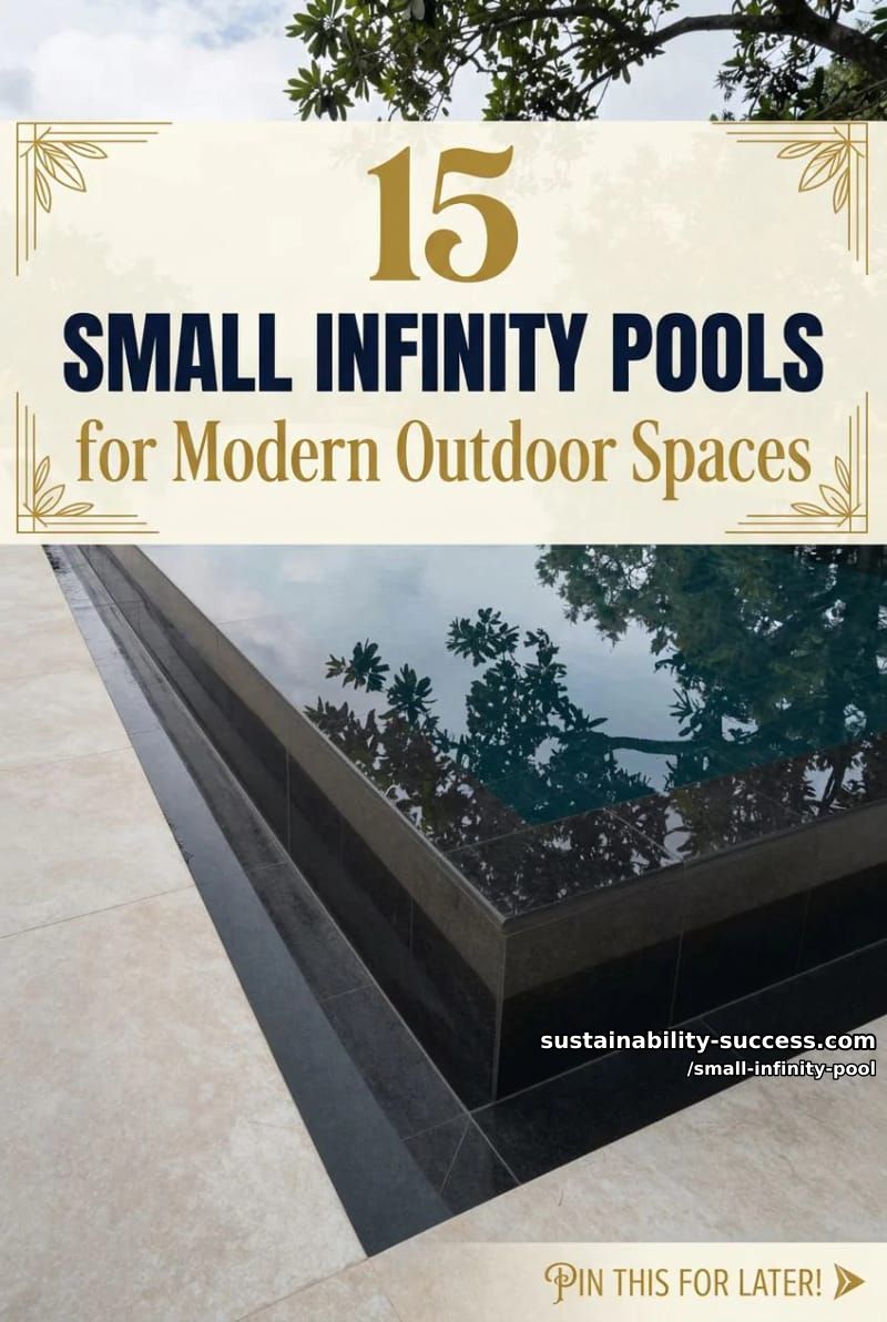 15 Stunning Small Infinity Pools for Modern Outdoor Spaces 20 Small Infinity Pool - Collage 19
