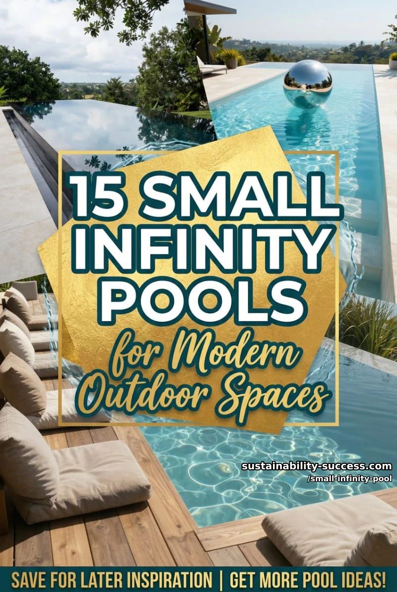 15 Stunning Small Infinity Pools for Modern Outdoor Spaces 26 Small Infinity Pool - Collage 25