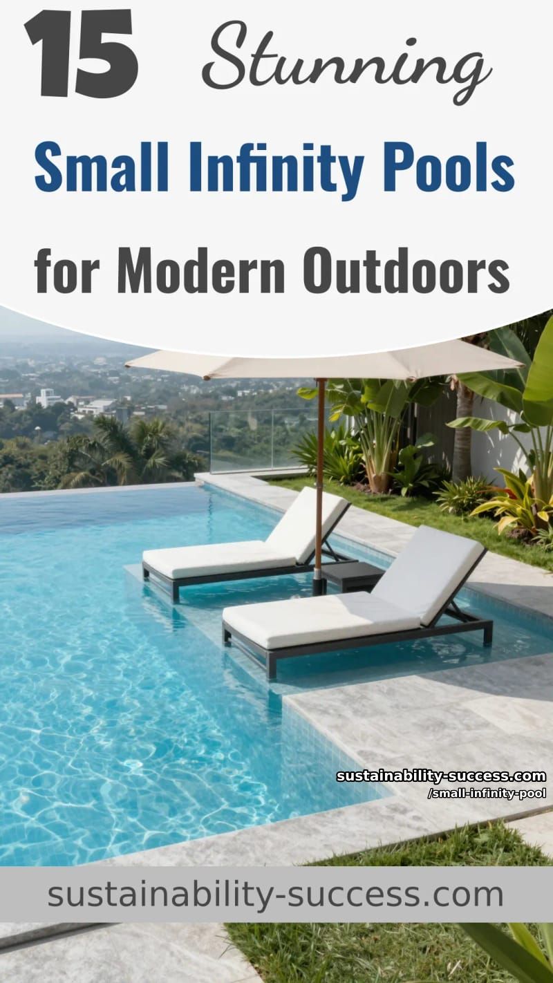 15 Stunning Small Infinity Pools for Modern Outdoor Spaces 31 Small Infinity Pool - Collage 30