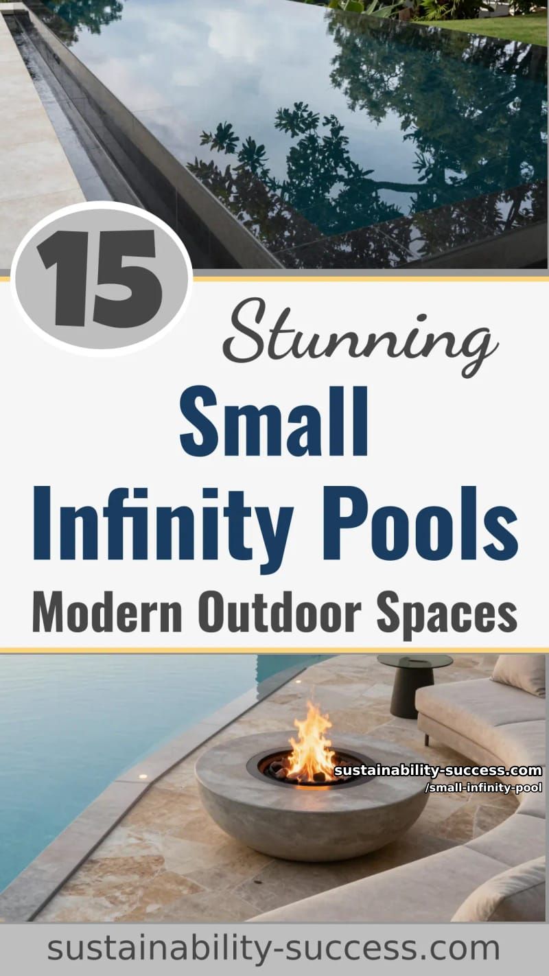 15 Stunning Small Infinity Pools for Modern Outdoor Spaces 34 Small Infinity Pool - Collage 33