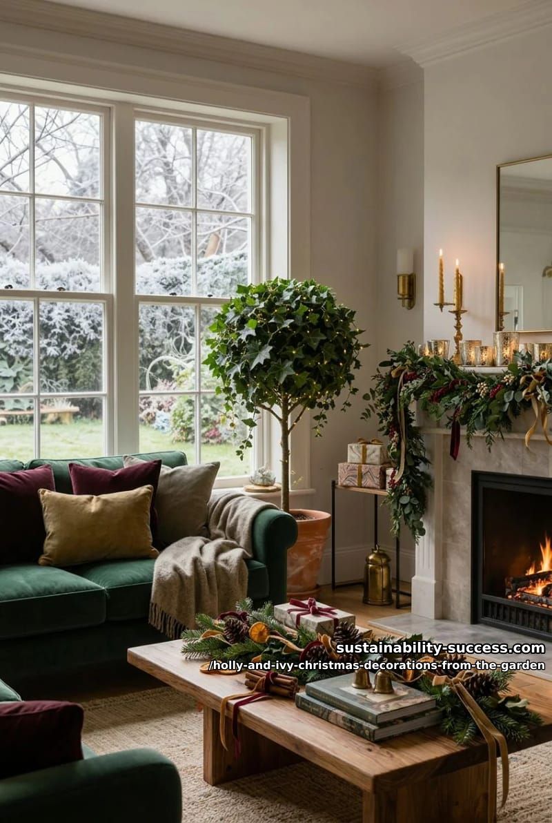 a living ivy ball you plant out in january 1