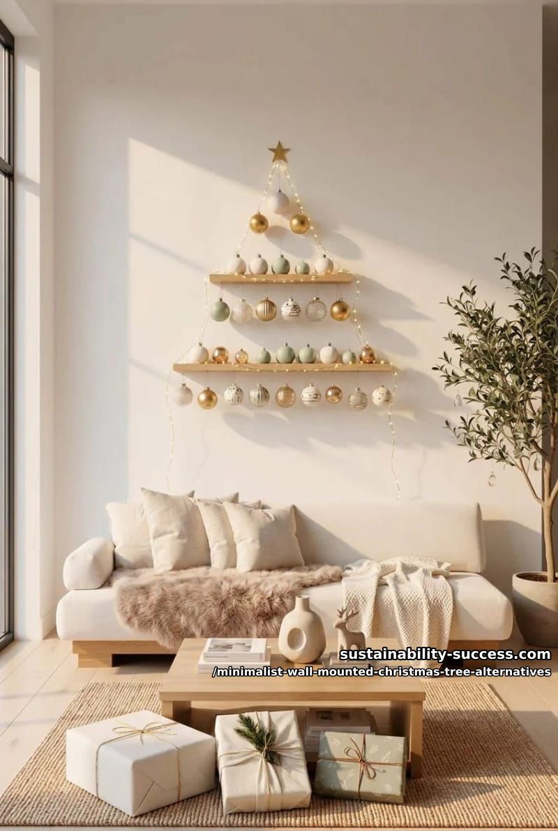 an ornament ledge turns the wall into a tree without one 1