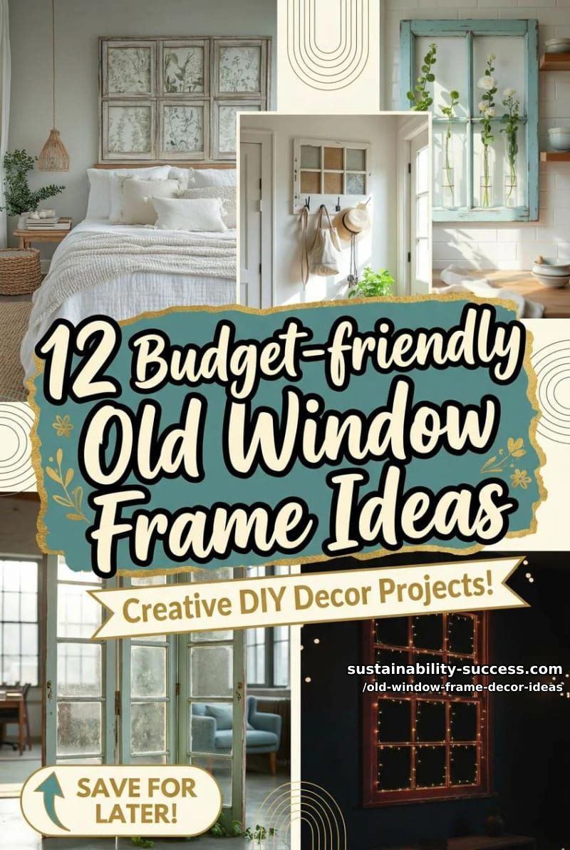 12 Old Window Frame Decor Ideas That Beat Buying New 2 article image 1