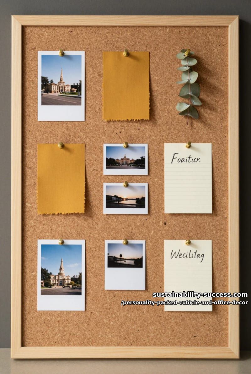 build a corkboard gallery you actually swap out 1