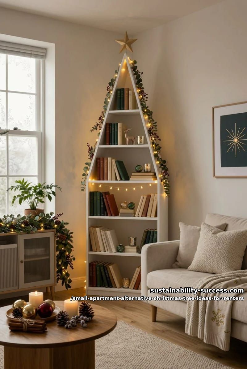 build the tree into the bookshelf you already own 1