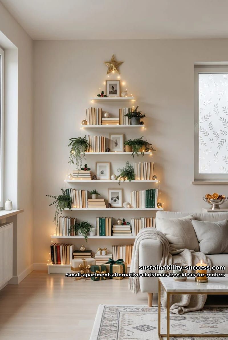 build the tree into the bookshelf you already own 1