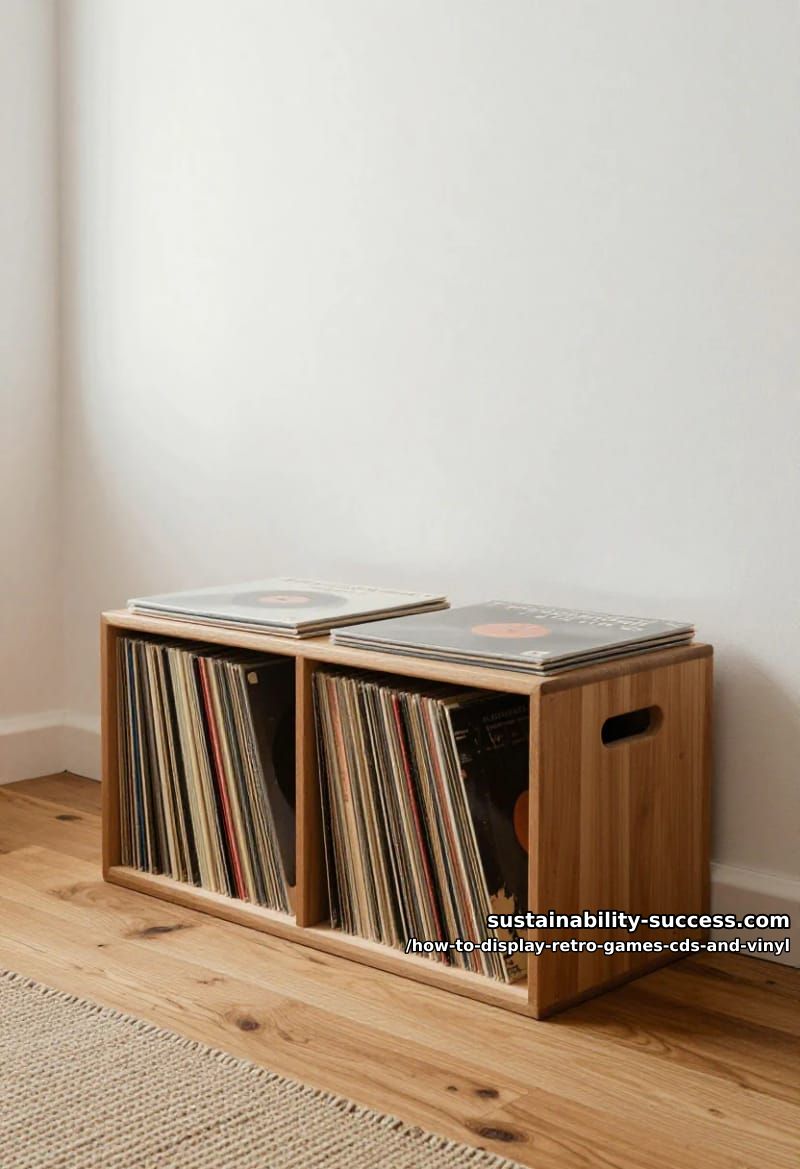 How to Display Retro Games, CDs, and Vinyl Without Wrecking the Collection 15 crate the 200 you own, display the 30 you reach for 1