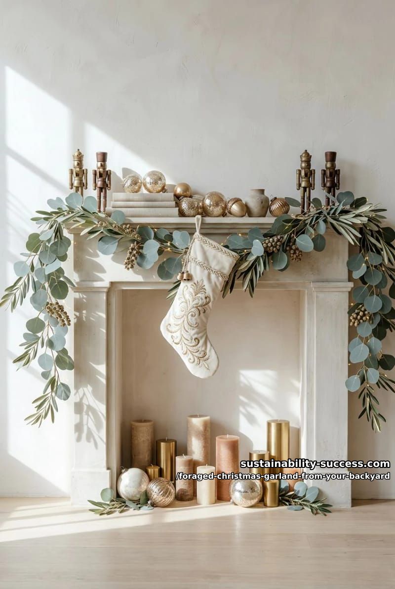 eucalyptus and olive branch garland 1
