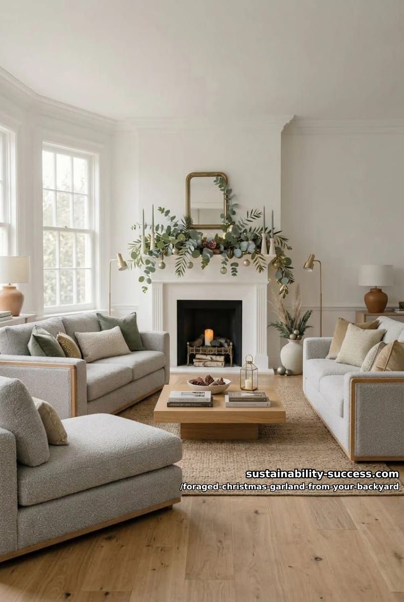 eucalyptus and olive branch garland 1