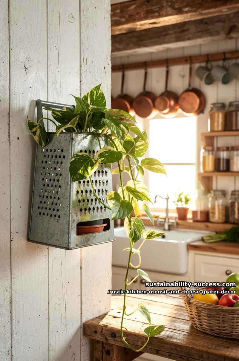 grater wall planter for trailing plants 1