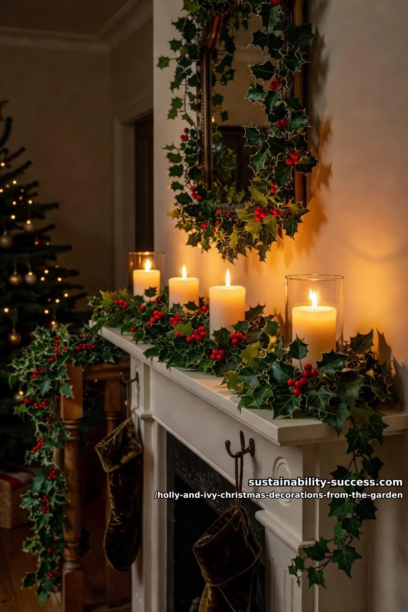 ivy candle rings and hurricane lamps for the dark corners 1
