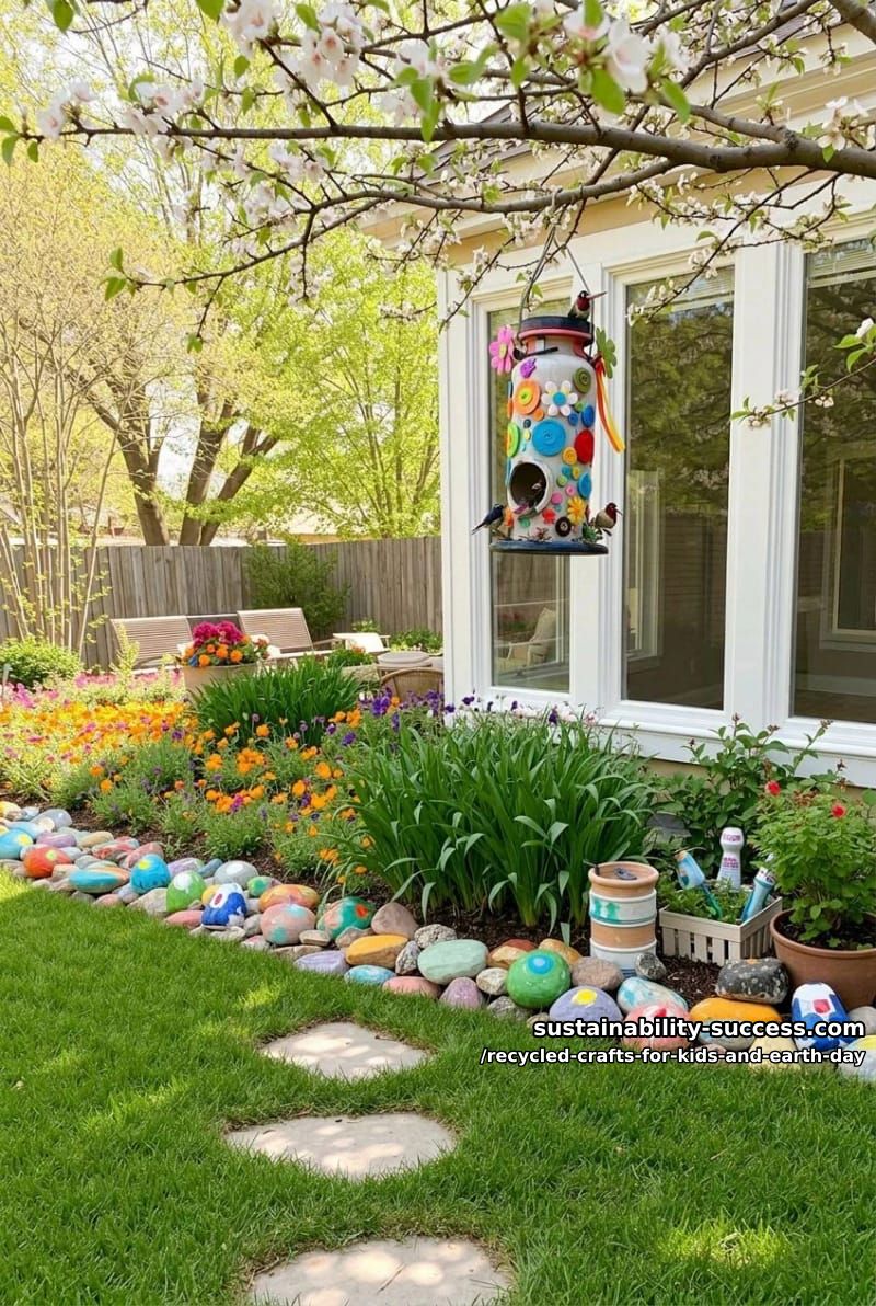 milk jug bird feeder you can watch from the window 1