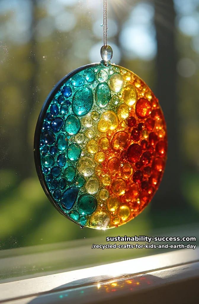 pony bead suncatcher that glows in the window 1