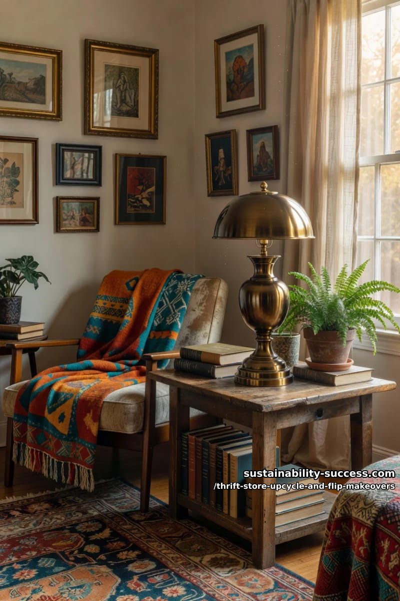 12 Thrift Store Upcycle and Flip Makeovers That Actually Hold Up 5 respray a brass thrift-store lamp in oil-rubbed bronze 1
